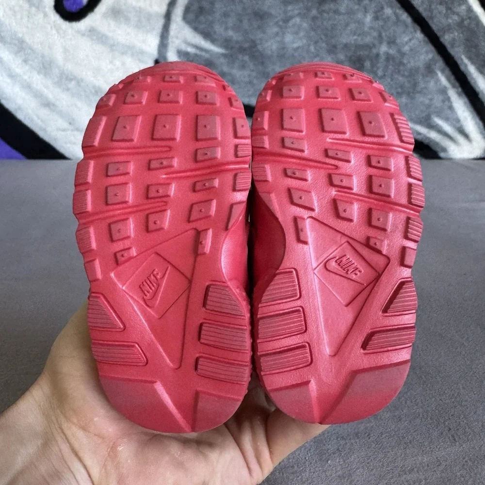 Size 5c - Nike Huarache Run University Red 704950-600 Toddler Shoes Boys